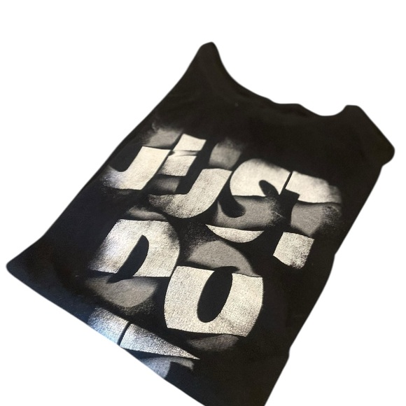 Nike Other - Nike Black Short Sleeve Tee with White Stencil Graphic